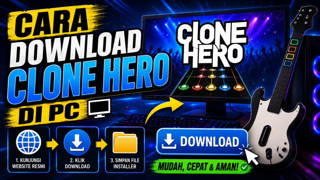 Cara Install Clone Hero di PC