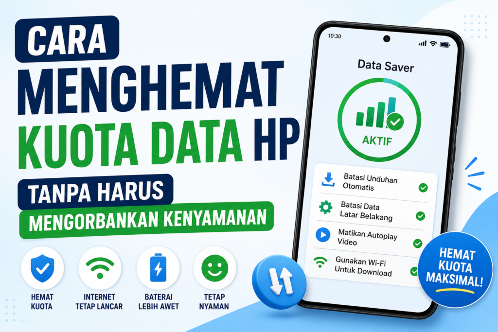 cara menghemat kuota data hp