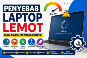 penyebab laptop lemot dan cara mengatasinnya