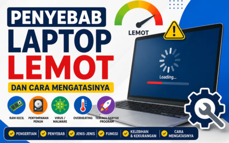 penyebab laptop lemot dan cara mengatasinnya