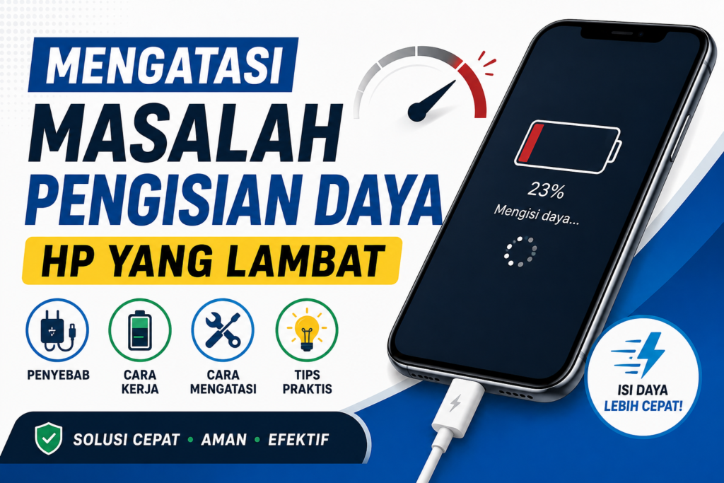 mengatasi masalah pengisian daya hp yang lambat