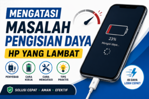 mengatasi masalah pengisian daya hp yang lambat