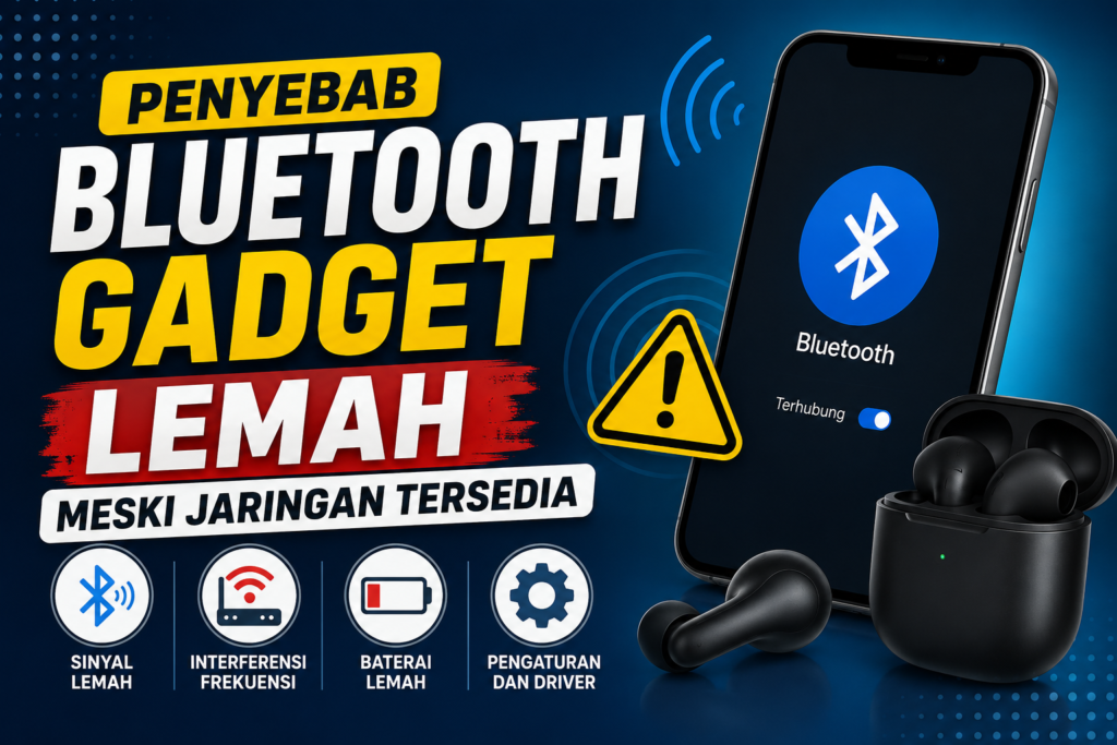 Penyebab Bluetooth Gadget Lemah Meski Jaringan Tersedia