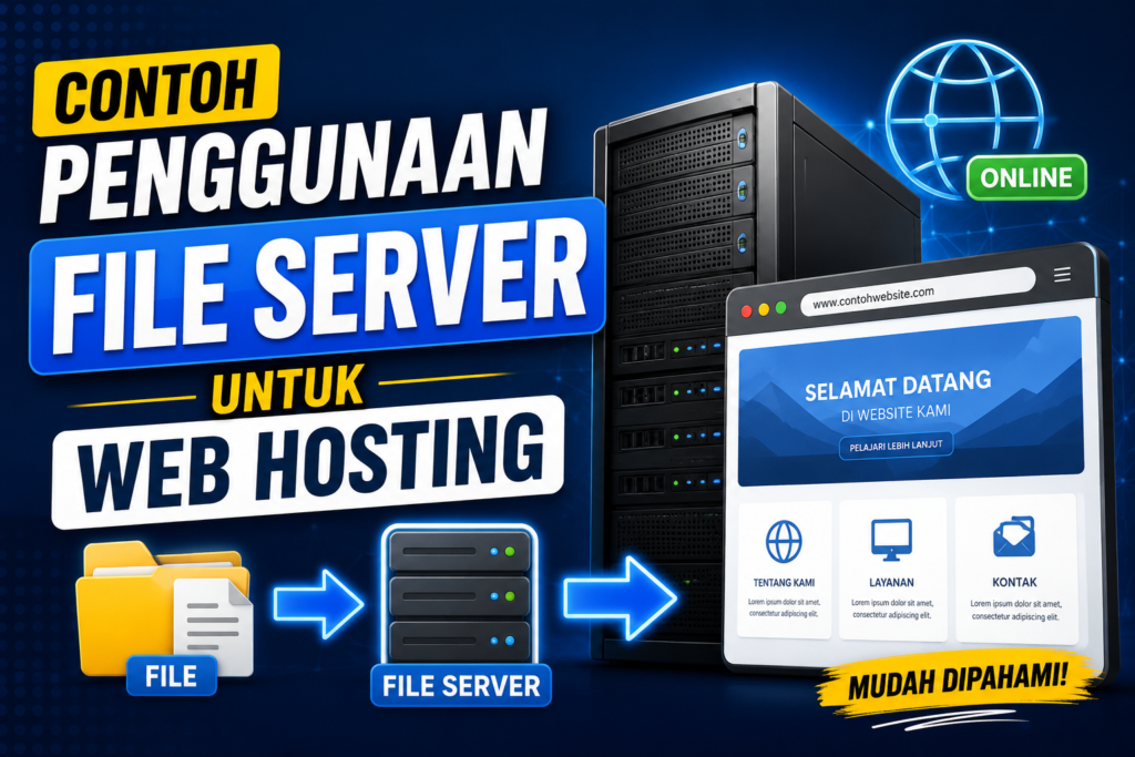 Contoh Penggunaan File Server Untuk Web Hosting