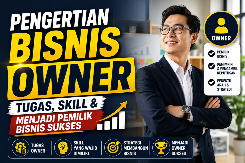 Pengertian Bisnis Owner: Tugas, Skill & Menjadi Pemilik Bisnis Sukses