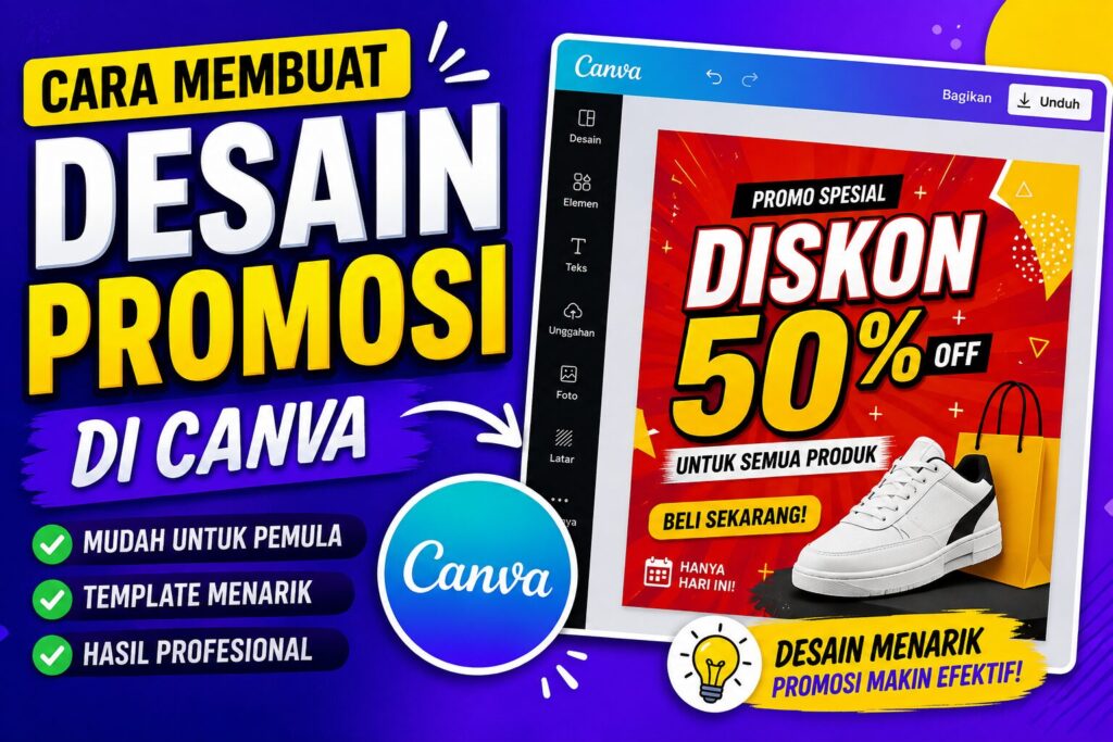 Cara Membuat Desain Promosi di Canva yang Menarik untuk Pemula