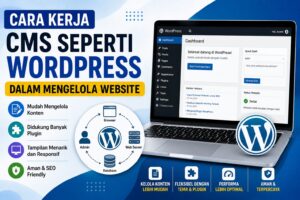 Cara Kerja CMS seperti WordPress dalam Mengelola Website