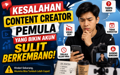 Kesalahan Content Creator Pemula yang Bikin Akun Sulit Berkembang