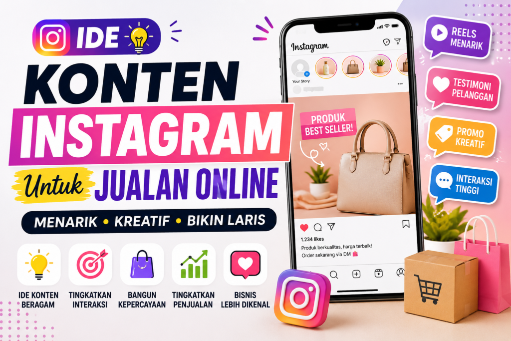 ide konten instagram untuk jualan online