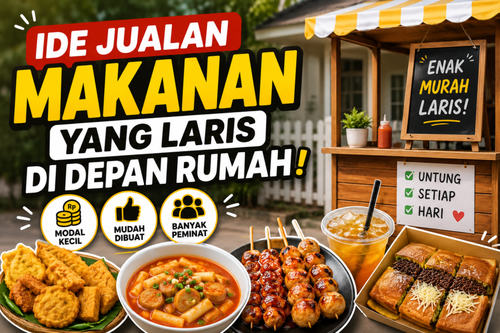 ide jualan makanan yang laris di depan rumah