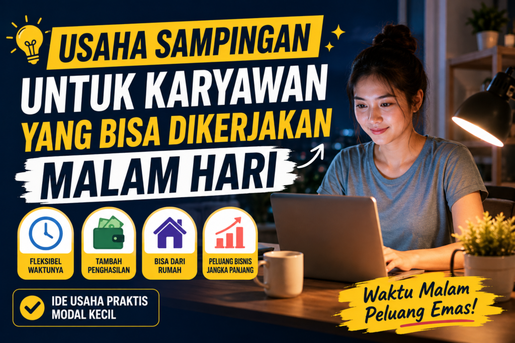 Usaha Sampingan untuk Karyawan yang Bisa Dikerjakan Malam Hari
