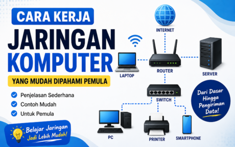 Cara Kerja Jaringan Komputer yang Mudah Dipahami Pemula