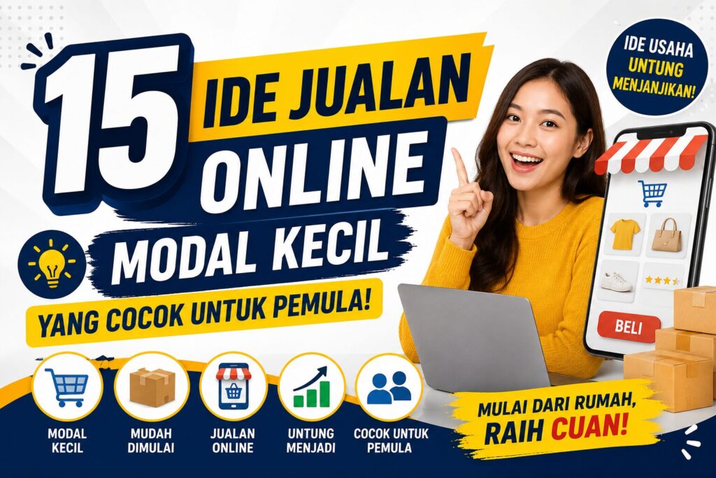15 Ide Jualan Online Modal Kecil yang Cocok untuk Pemula