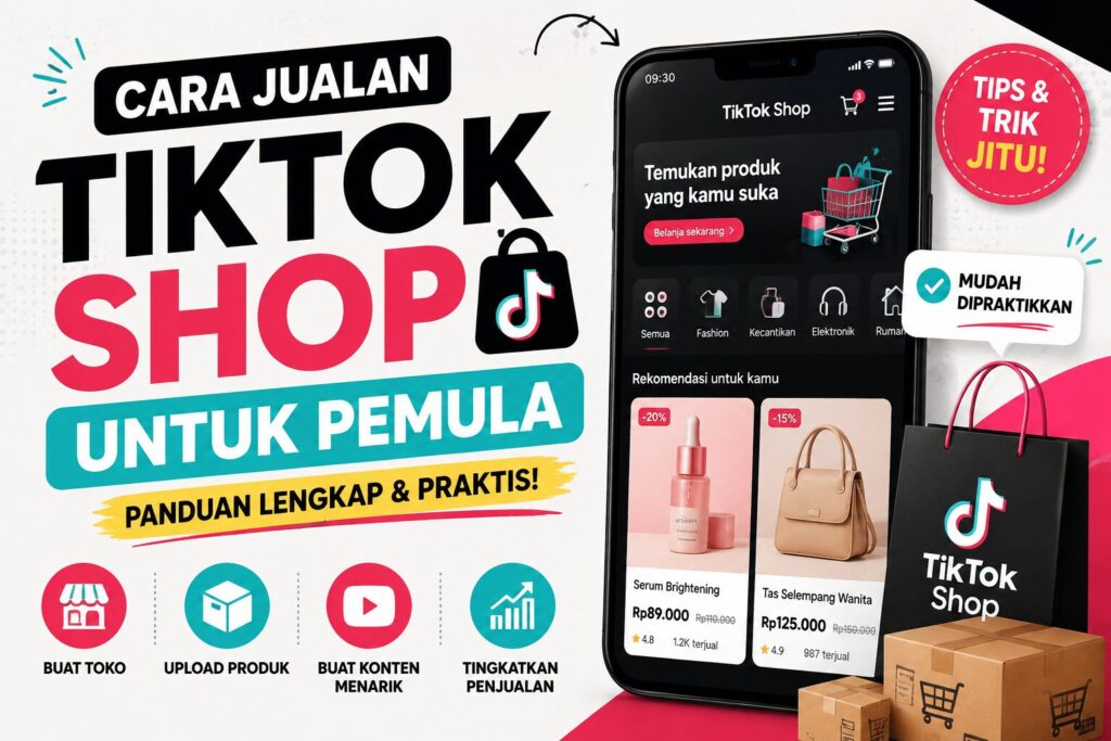 cara jualan tiktok shop untuk pemula