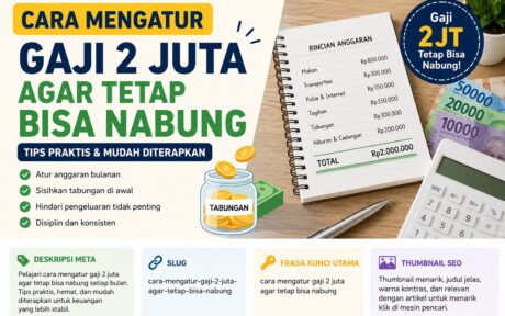 Cara Mengatur Gaji 2 Juta Agar Tetap Bisa Nabung dengan Tips Hemat dan Pengelolaan Keuangan yang Efektif