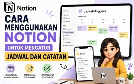 cara menggunakan notion untuk mengatur jadwaldan catatan
