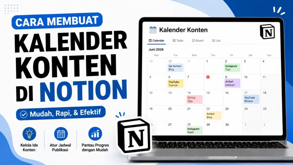 Cara Membuat Kalender Konten di Notion dengan Mudah untuk Pemula