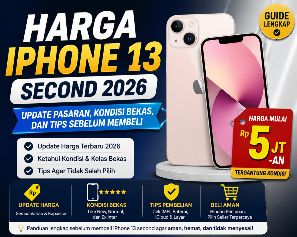 harga iPhone 13 second 2026
